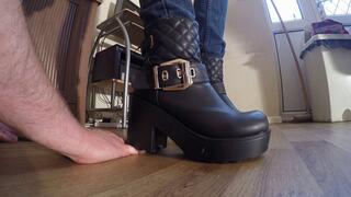 Hands & Fingers Crushed Under Chelsea's Massive Boots CLOSE UP