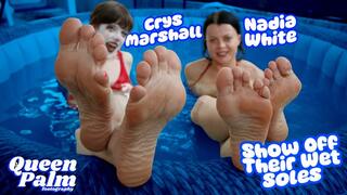 Nadia White and Crys Marshall Show Off Their Wet Soles (In 4K!)