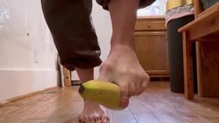 Banana Crush Under My Bare Feet