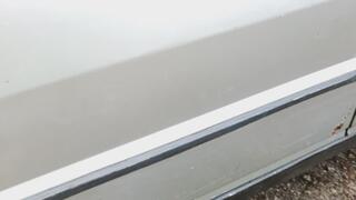 Julianna tries to get the Fiat out of the parking lot.