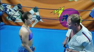 Judo profi girl wrestles