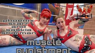 Muscle punishment with phoenix starr and saskia sharman