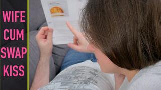 Wife Cum Swap Kiss: Unexpected Slow Blowjob, Home Atmosphere