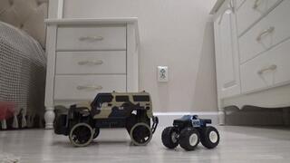 crush toys under you