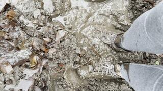 Pink Converse Muddy Walking - Part 4
