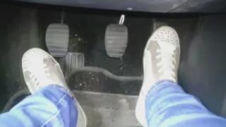 Driving in the city my rent car