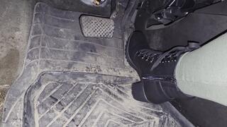 Night commute in boots