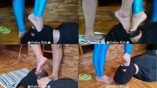 Double Verry Deep Foot Gagging on Foot Slave - DEEP FEET - FOOT GAGGING - DEEPTHROAT - GAG - GAGGING - FOOT FETISH - FOOT DOMINATION - FOOT HUMILIATION - FOOT SLAVE - FOOT SLAVE TRAINING