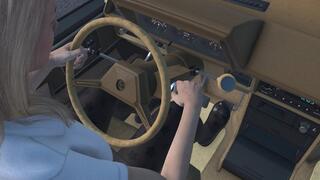 Dodge Caravan Cranking Template - Althea in Tights and Flats 1080p