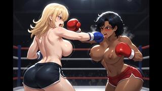 Female Boxing Confessions #19: My Topless Tangle with the Ebony Enchantress
