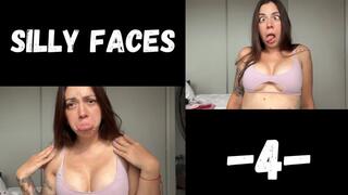 Silly faces in bikinis