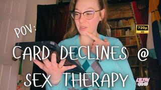 POV Your Toxic Sex Addiction Counselor Punishes You