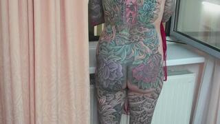 smoking at the window