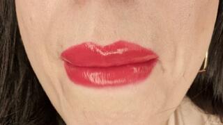 Lipstick and tongue mindfuck part 1