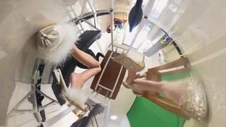 6K VR360 ERER LELE humiliated the little slave in the office