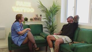 Nurse Kayleigh visits Fake Tattoo premises for a health and safety inspection