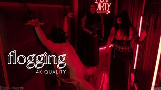 Flogging CBT Punishment in a Dark Room | Mistress Karino, Madame Grim [4K MP4]