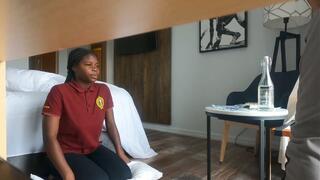 "Please Go Slow" 18 Ebony Cutie Takes Thick Cock for the First Time Raw Footage