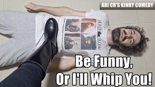 "My Girlfriend is So Sadistic..." - Comedian Performs for Dominatrix - If I don't make her laugh, I get struck with the rubber whip! copy