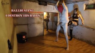 BALLBUSTING - I DESTROY HIS BALLS - LYNA JADE