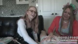 Caught on webcam! Babysitter Alice & Step-MomKatherine spanks & diapers you while Alice's friends watch on a live video stream! (HD MP4)