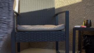 Smoking n Enjoying The Sun As I Feed You