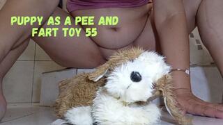 Puppy as a pee and fart toy 55