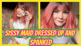 Sissy Maid Dressed Up And Spanked