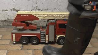 Big Truck under my merciless Wellies