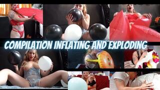 Complicated inflating and exploding