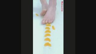 White Toes Foodie Foot Play