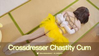 [4K] Crossdresser Bondage Chastity Cum [KMM-65]