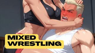 Mixed Martial Pin: Female Strength Overpowers You