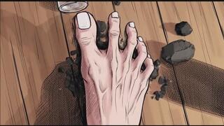 Extreme long toes wrecks rocks