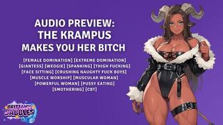 The Krampus Makes You Her Bitch [Female Domination] [Extreme Domination] [Giantess] [Wedgie] [Spanking] [Thigh Fucking] [Face Sitting] [Crushing Naughty Fuck Boys] [Muscle Worship] [Muscular Woman] [Powerful Woman] [Pussy Eating] [Smothering] [CBT]
