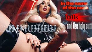 CUMMUNION: In the name of the cock, the balls, and the holy cum - Amen