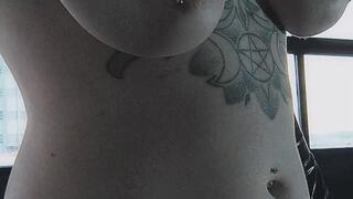 Showing off on the window!