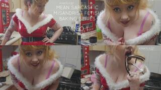 New Series Bratty Mean Misandrist fetish Teaching Useless men to bake Degradation fetish
