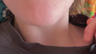 I'm eating you, my little man