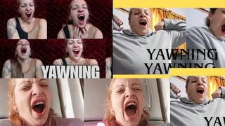 Compilation of yawns