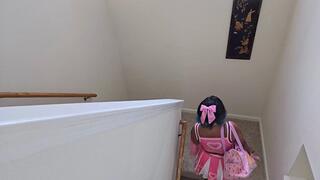 cheer captain gets caught, diaper lover enema! (cheerleader series part 2)