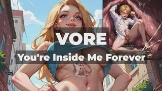 VORE - You're Inside Me Forever - Obsessive Girlfriend Swallows You Whole and Talks Dirty to Her Full Belly