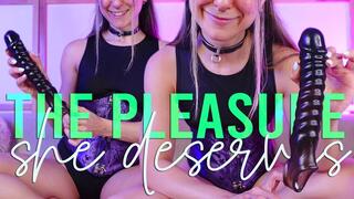 Give her the pleasure your small dick can't - Femdom SPH humiliation