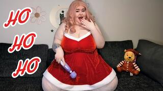 Mrs Claus (BBW Daisy) is a HoHoHo - wand vibrator masturbation with multiple screaming & convulsing orgasms