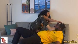 You Will Need Security To Protect You From These Feet: Ep 1 - Foot Gagging - Goddess Goldyn