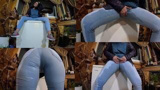 Cameltoe MILF Dances, Teases & Pees in Her Jeans – Wet Fetish Fantasy