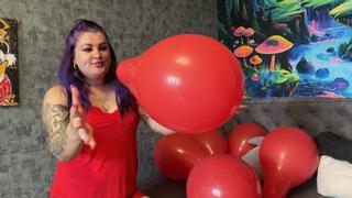 valeri nacked poping red balloons