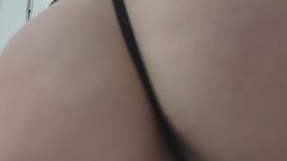 18-year-old Jenna Sits on your Face ass shake yoga pants thong leggings POV Face Sitting