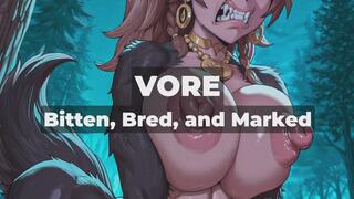 VORE - Bitten, Bred, and Marked - A Dominant Werewolf's Brutal Mating