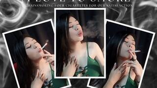 I Love to Smoke - Chainsmoking Four Cigarettes for our Satisfaction